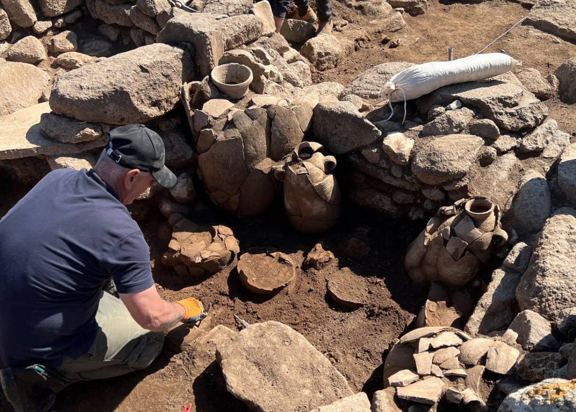 Granja agrícola de 2.100 años de antigüedad descubierta en una excavación en el norte de Israel