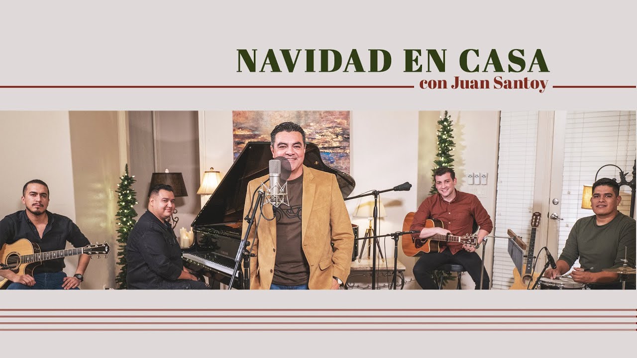 Juan Santoy celebra el lanzamiento de: Navidad en Casa – Vol 2