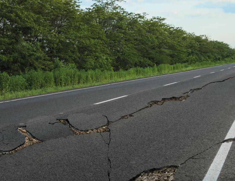 Terremotos y grietas