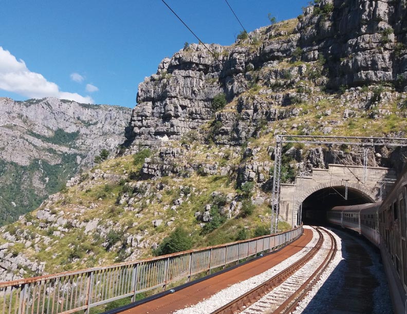 El viaje en tren
