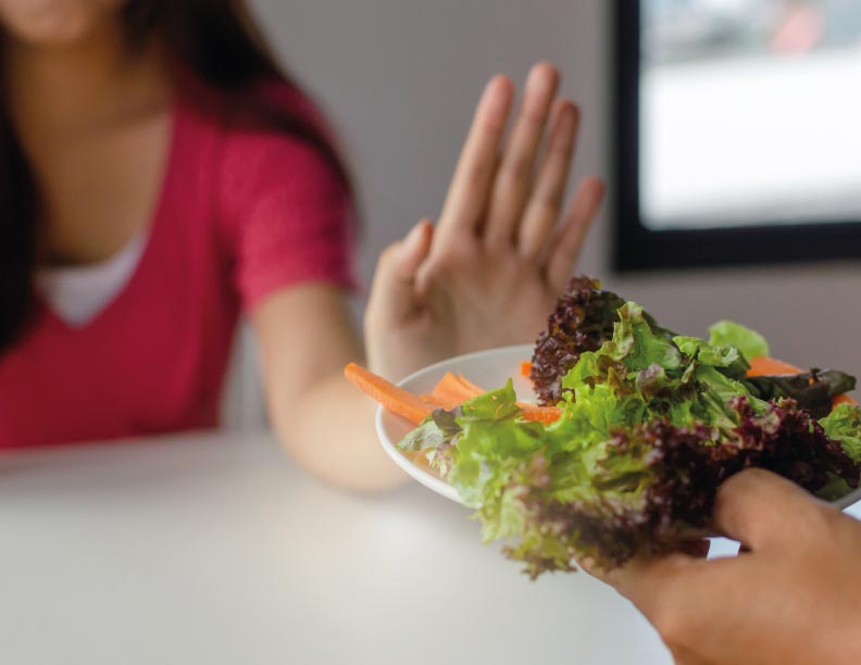 ¡No quiero ensalada!