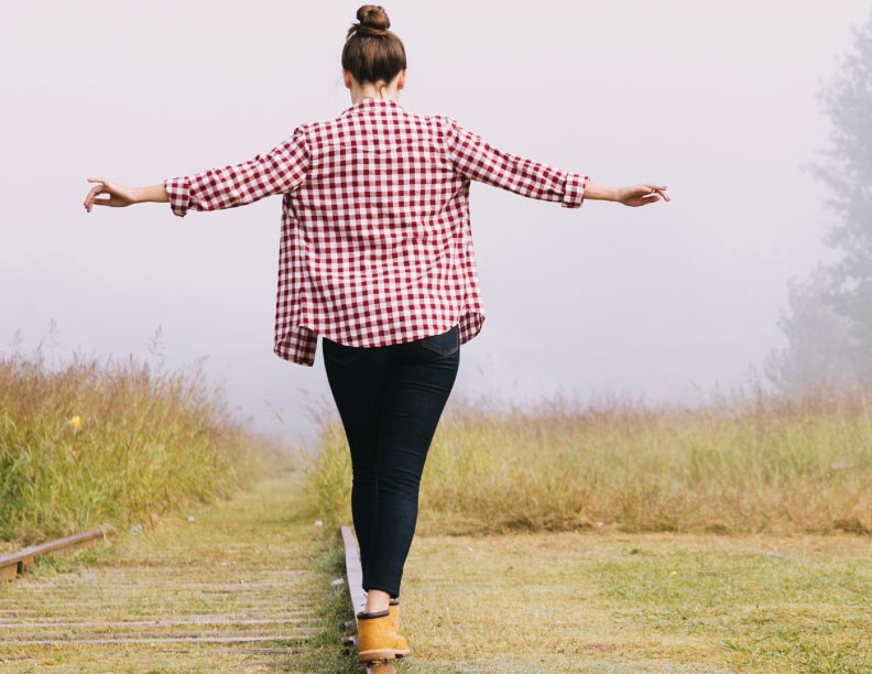Mantén el equilibrio