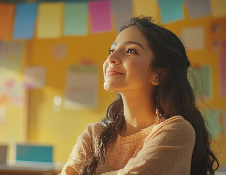 Piensa en todo lo bueno