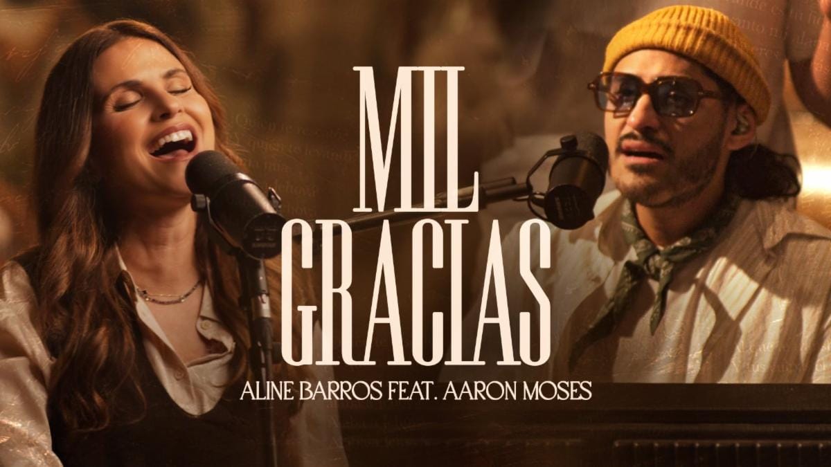 Aline Barros presenta «MIL GRACIAS» junto a Aaron Moses